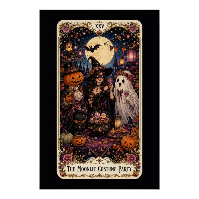 Póster Tarot Assustador (Frente)