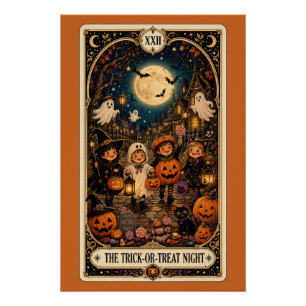 Póster Tarot Assustador