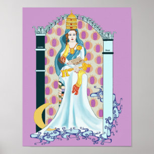 Poster Tarot High Priestess
