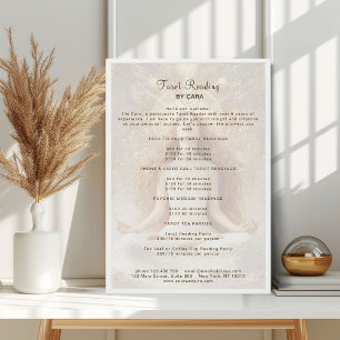 Poster Tarot Mystic Woman Eye Moon Dourada Price List