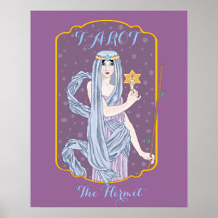 Póster Tarot o eremita