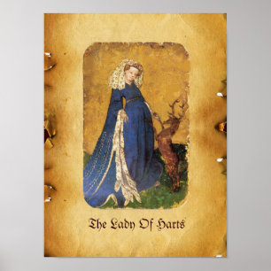 Póster Tarots Anticos/Cartões de Tribunal Alemão/Senhor