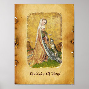 Poster Tarots Anticos/Cartões de Tribunal Alemão/Senhor