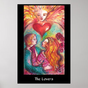 PÓSTER TAROTS DAS SOMBRAS PERDIDAS / OS AMANTES