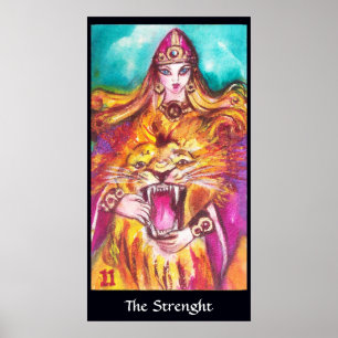 Poster TAROTS das SOMBRAS PERDIDAS /Strength/fortaleza
