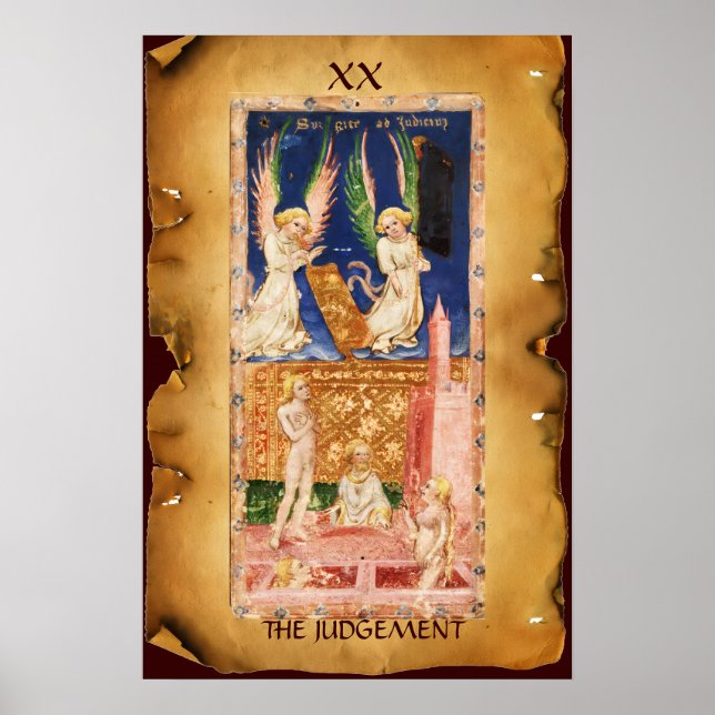 POSTER TAROTS RENAISSANCE ANTIGOS 20 / O JULGAMENTO (Frente)