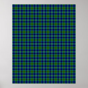 Póster Tartan de Miller do clã