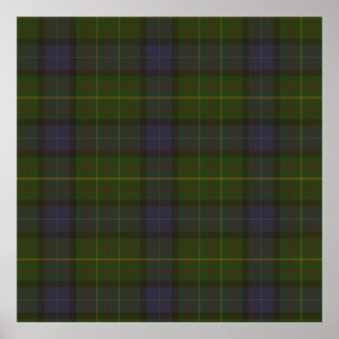 Póster Tartan do Estado da Califórnia