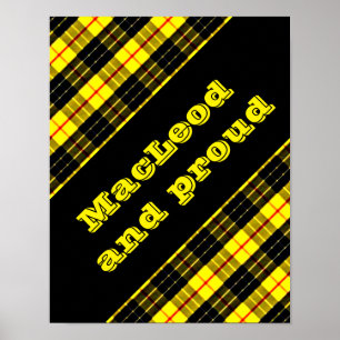 Póster Tartan Lewis de MacLeod