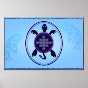 Póster Tartaruga corajosa Yardsign