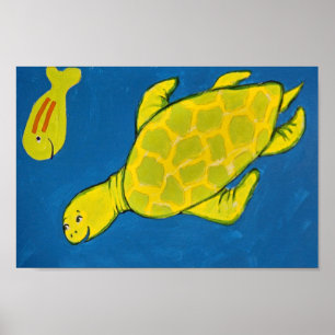 Poster Tartaruga de mar
