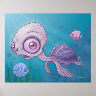 Póster Tartaruga de mar