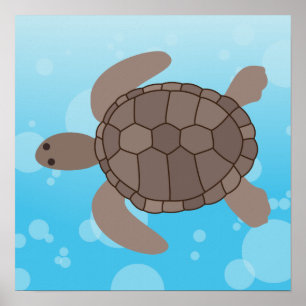 Póster Tartaruga de mar