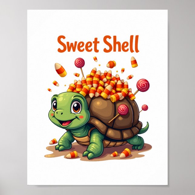 Poster Tartaruga de Shell Candy (Frente)