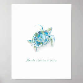 Poster Tartaruga-do-mar