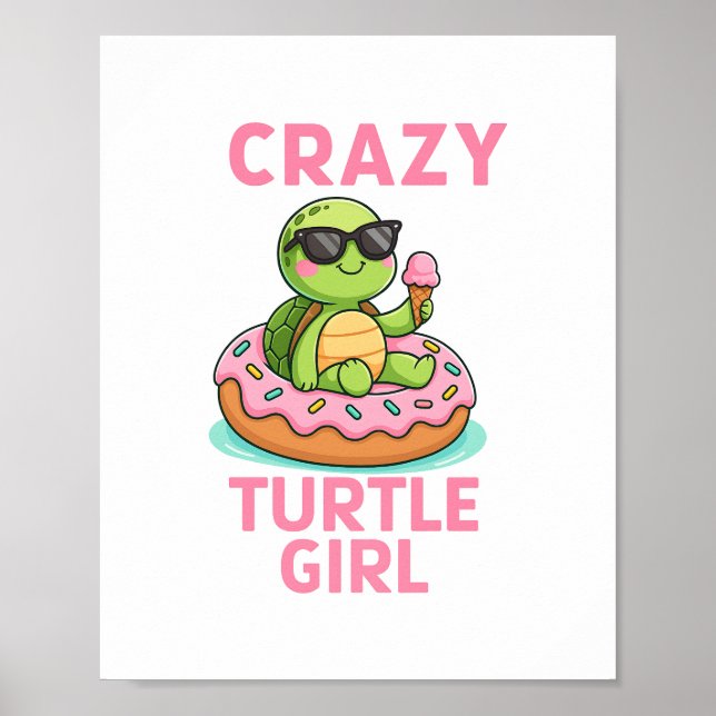 Poster Tartaruga louca (Frente)