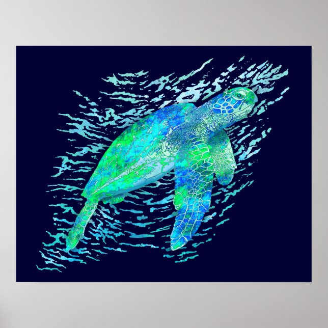 Póster Tartaruga marinha (Frente)