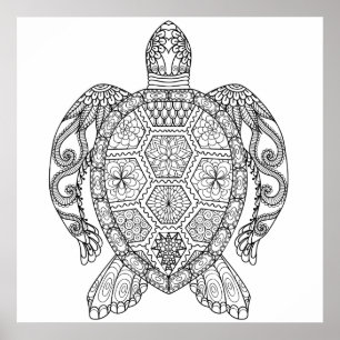 POSTER TARTARUGA MARÍTIMA