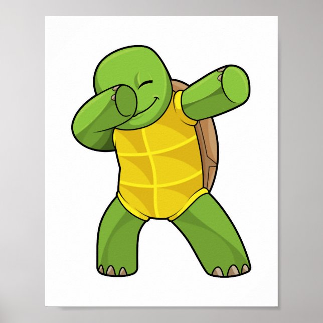 Poster Tartaruga Na Dança Hip Hop (Frente)