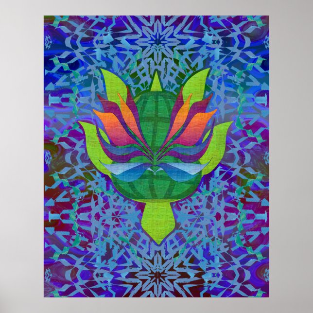 Poster Tartaruga Voadora (Frente)