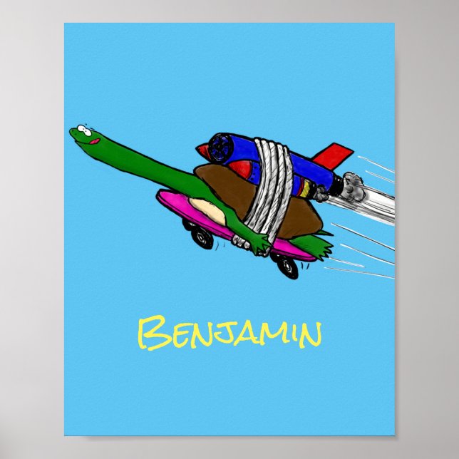 Poster Tartaruga voadora (Frente)