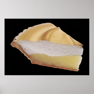 Poster Tarte de limão e merengue