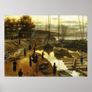 Póster Tashlikh - pintura por Alexander Gierymski - 1884