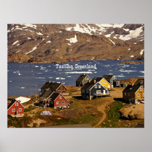 Poster Tasiilaq, Gronelândia