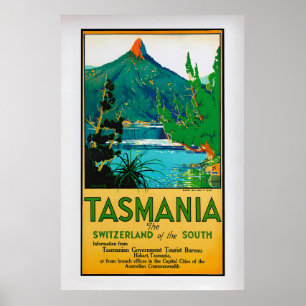 Poster Tasmânia, a Suíça do Sul por Harry