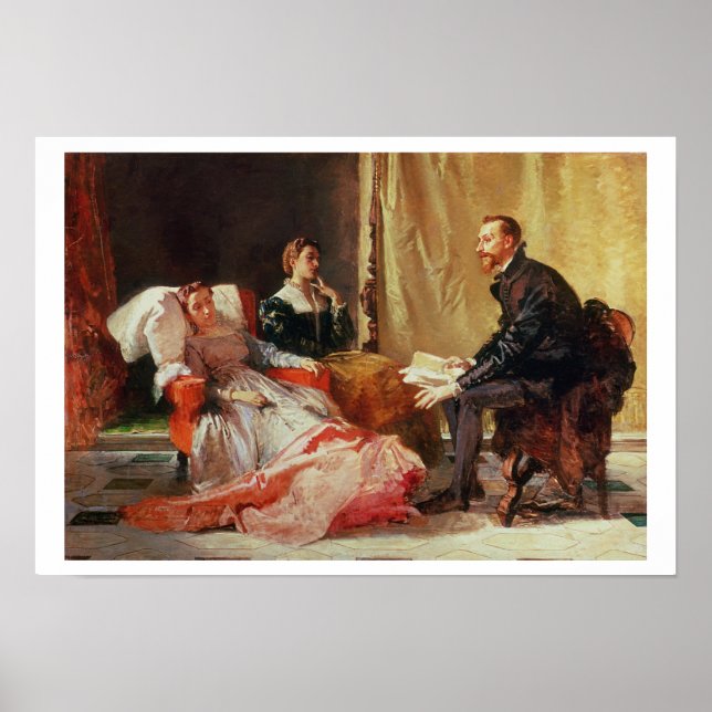 Póster Tasso e Elenora D'Este (Frente)