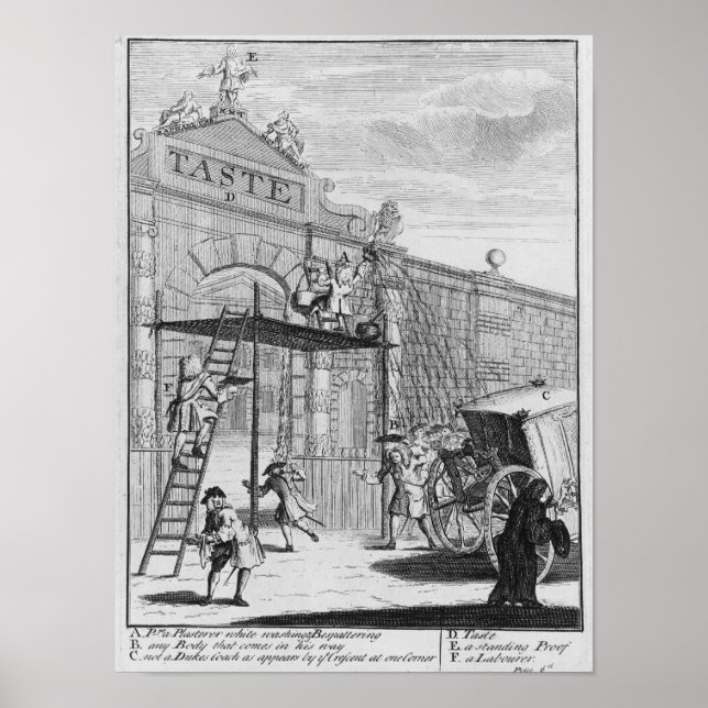 Póster Taste, ou Burlington Gate, 1732 (Frente)