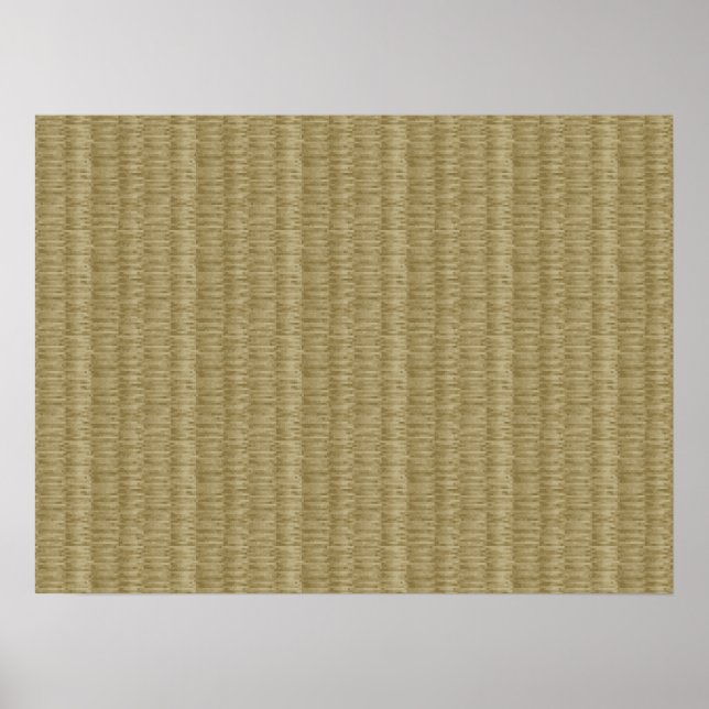 Poster Tatami de 畳 com 8 bits (Frente)