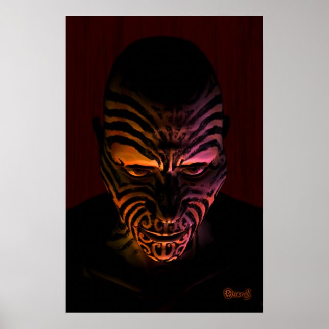 Póster Tatoo Maori (Frente)