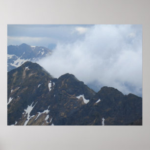 Poster Tatras em nuvens