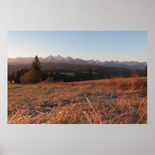 Poster Tatras morning
