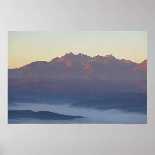 Poster Tatras sunrise (Frente)