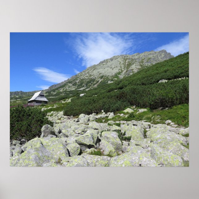 Poster Tatras — Vale dos Cinco Lagos Polonês (Frente)