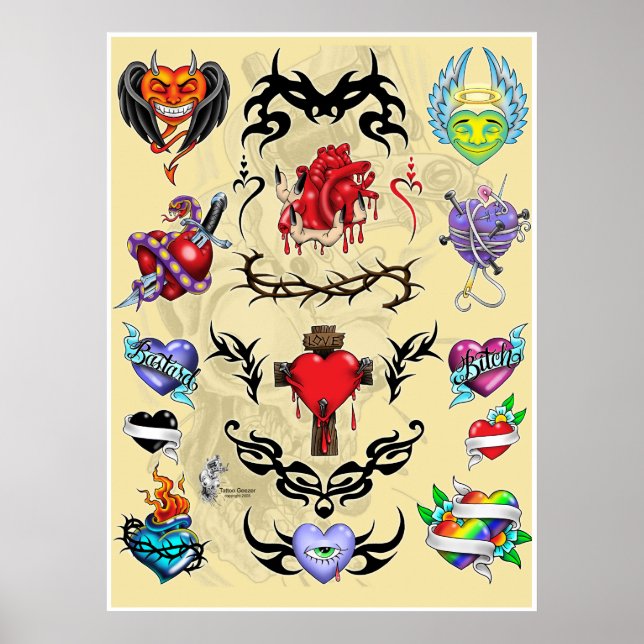 Poster Tattoo Geezer-02 (Frente)