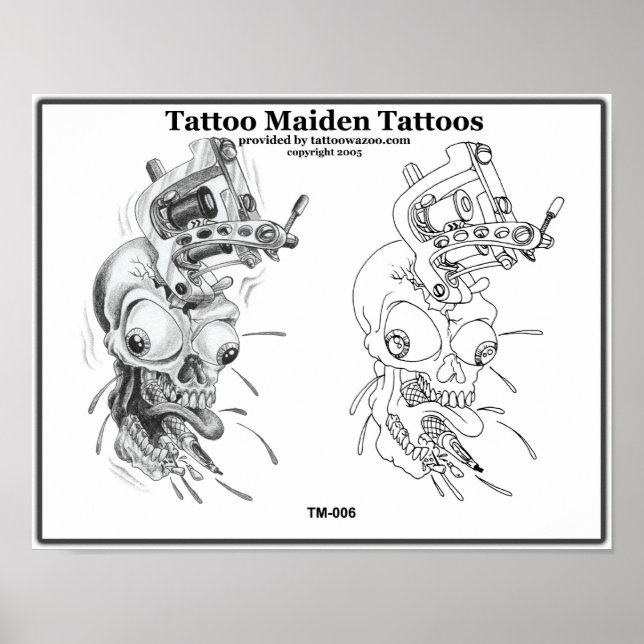 Póster Tattoo Maiden Tattoo (Frente)