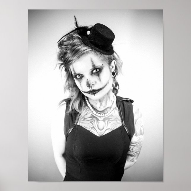 Póster Tattooed Model - Ashley Lynn (Frente)