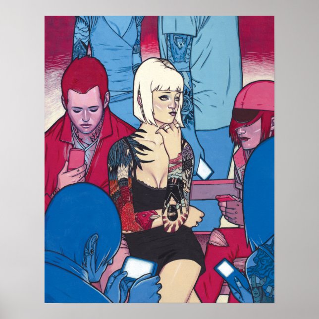 Póster @tattooedgrrl posso te comprar uma bebida? (Frente)