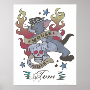 Póster Tatuagem 2 do assassino do rato de Tom