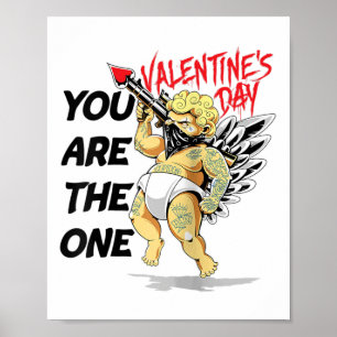Poster Tatuagem Cupid Love, Namorada, Casamento