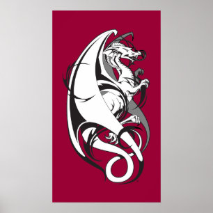 Póster Tatuagem do dragão