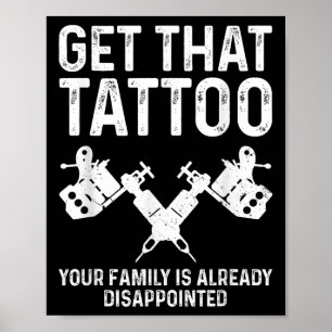 Poster Tatuagem Engraçada Arte Para Homens Mulheres Tatua