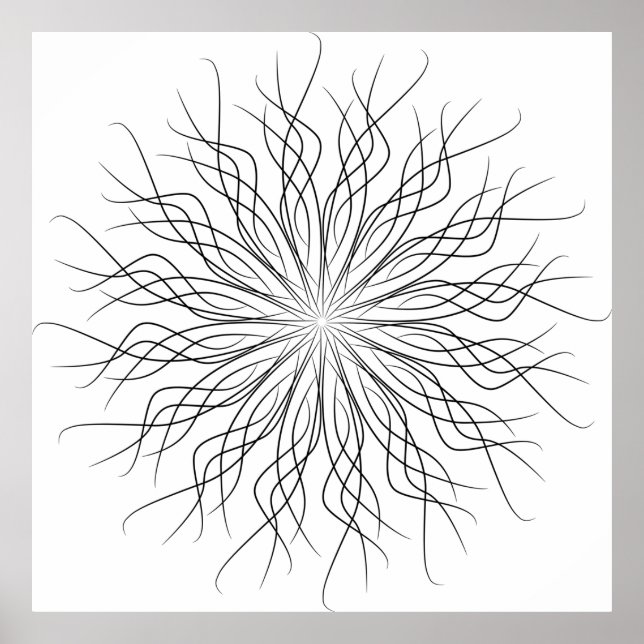Poster Tatuagem espiritual de Pagan mandala (Frente)