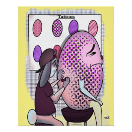 Póster Tatuagens no Ovo de Páscoa