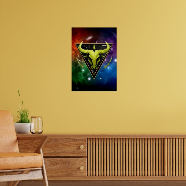 Poster Taureau Zodiaque Cadeau Astrologie (Sala de Estar 2)