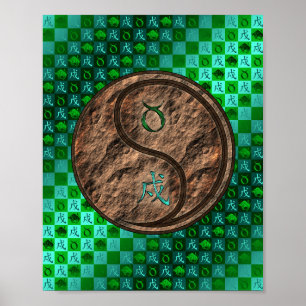 Poster Taurus & Earth Dog