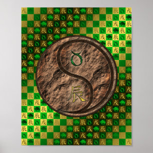 Poster Taurus & Earth Dragon